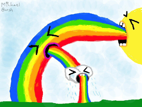 Rainbow Puke by Michael Bush