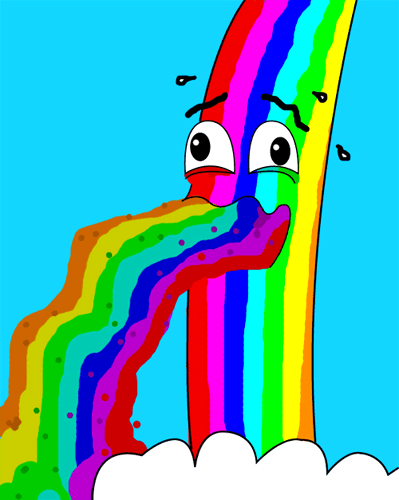 Rainbow Puke by Rik Gorge